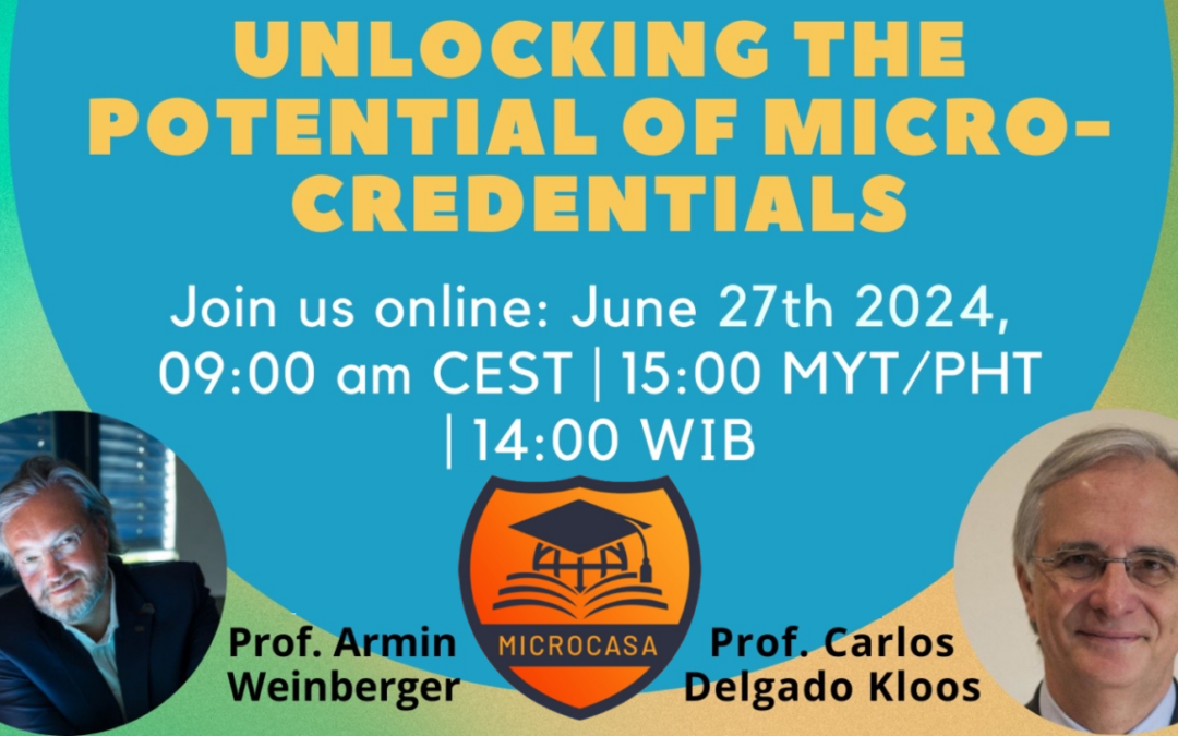 La Cátedra UNESCO Participa en el Seminario Web sobre Microcredenciales