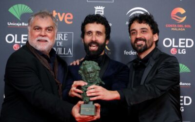 Benito Zambrano y Daniel y Pablo Remón, Mejor Guión Adaptado en los Premios Goya 2020 por ‘Intemperie’