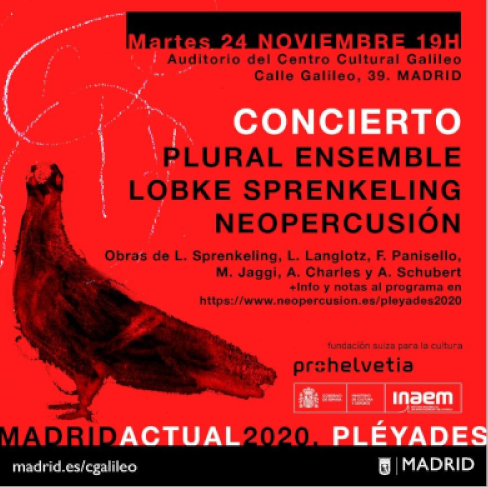 Concierto Plural Ensemble en Centro Cultural Galileo