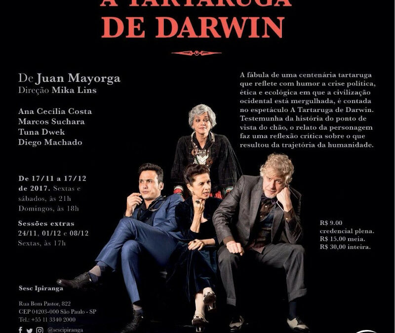 Nuevo estreno de «La tortuga de Darwin», de Juan Mayorga, en São Paulo