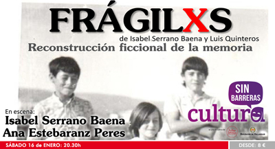 ‘FRAGILXS. Reconstrucción Ficcional de la Memoria’ en el Teatro Zorrilla