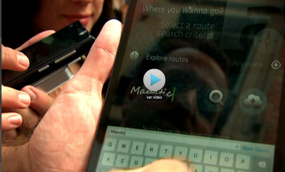Reportaje de TVE sobre el proyecto mapaTIC, en el que colaboran miembros de eMadrid