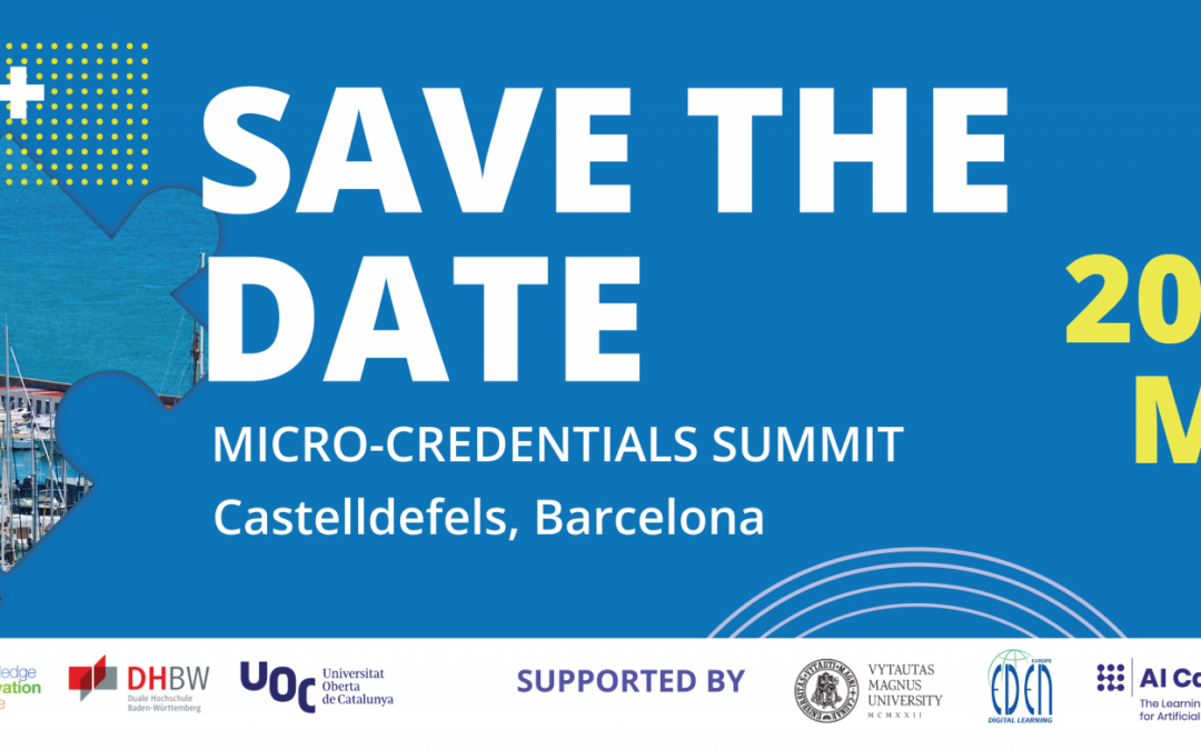 UC3M and CIMEA in the International Micro-credentials Summit – Barcelona – March 2023.