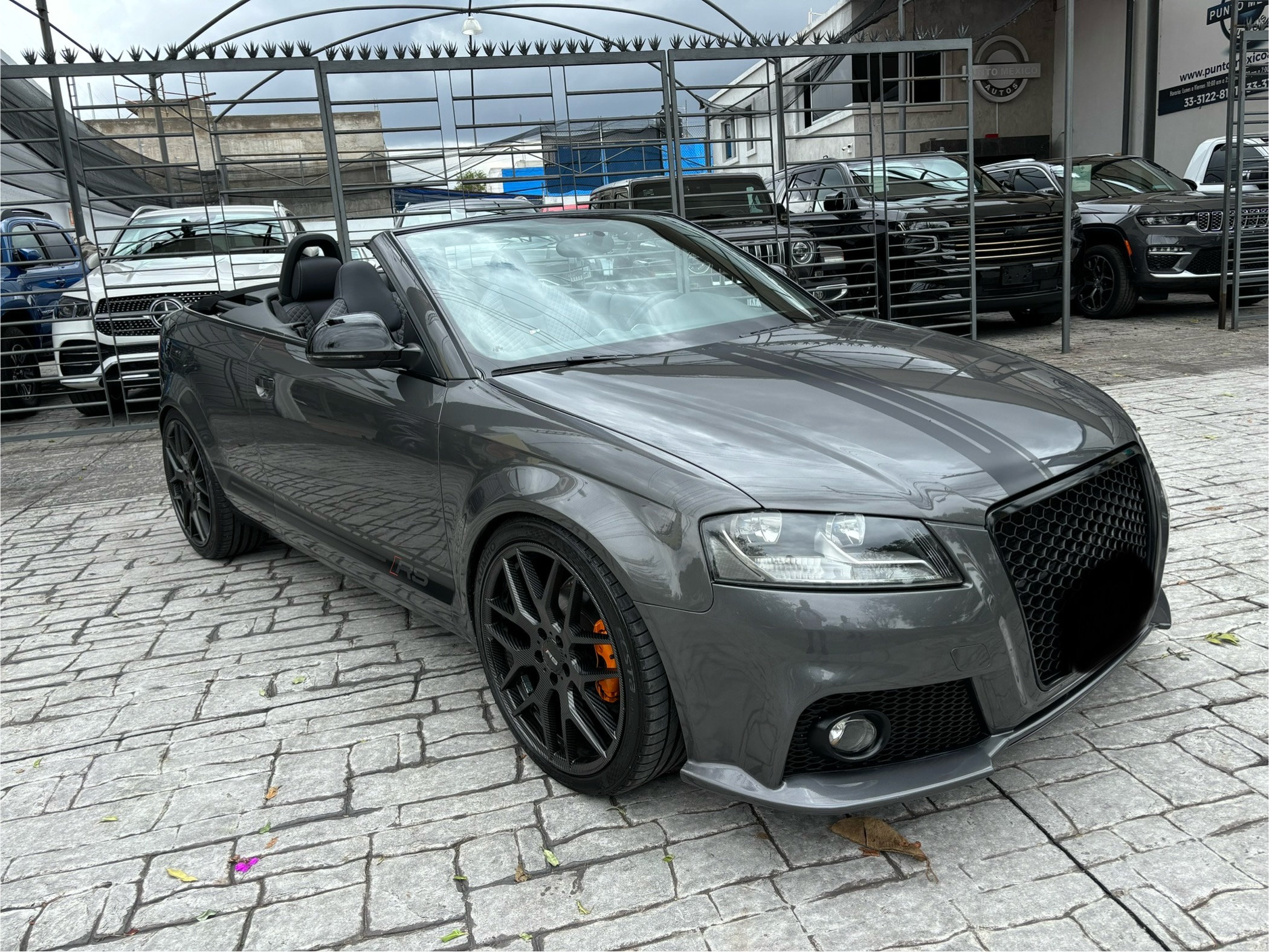 Audi A3 2009 CABRIO ATTRACTION 1.8 Automático Gris