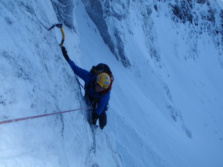 The first pitch of Pinnacle Face, Lochnagar - Vertical Frontiers The first pitch of Pinnacle Face, Lochnagar - Vertical Frontiers