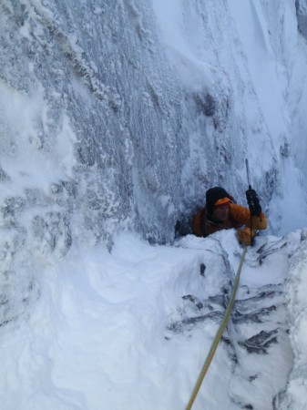 Winter Chimney, Ben Nevis - Vertical Frontiers Winter Chimney, Ben Nevis - Vertical Frontiers