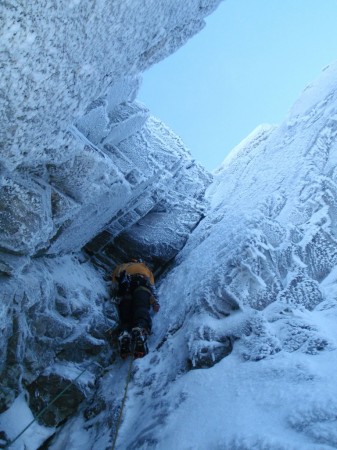 Winter Chimney, Ben Nevis - Vertical Frontiers Winter Chimney, Ben Nevis - Vertical Frontiers