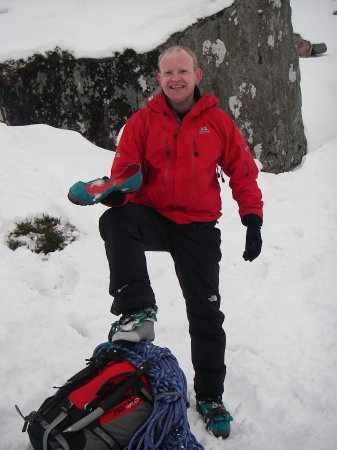 Back down after a long descent, only the walk back to go!