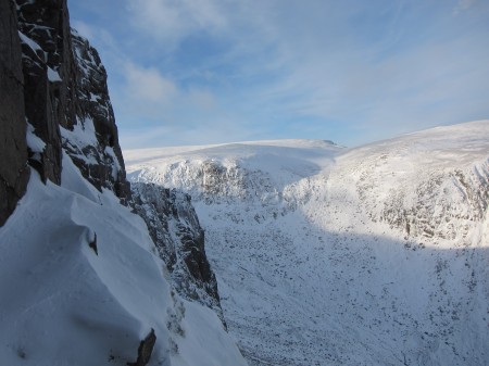 The view from the crag.