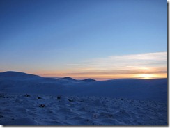Just your typical winter sunset in the Ciarngorms.