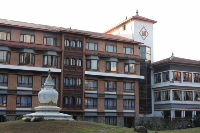 Our hotel, the Malla. Our hotel, the Malla.