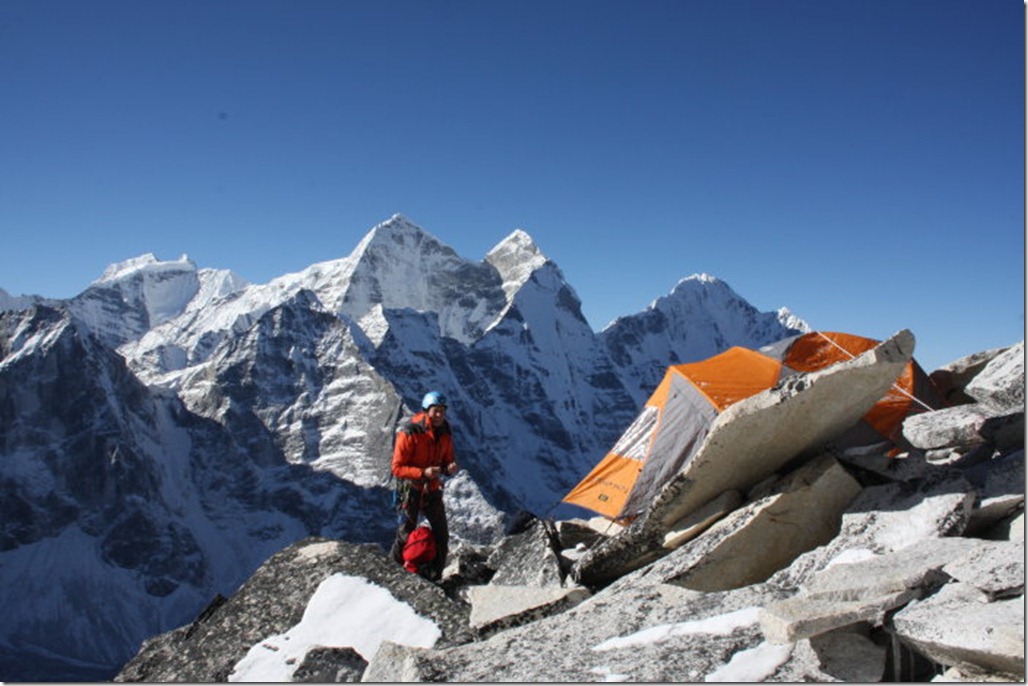 Camp 1 on Ama Dablam Camp 1 on Ama Dablam