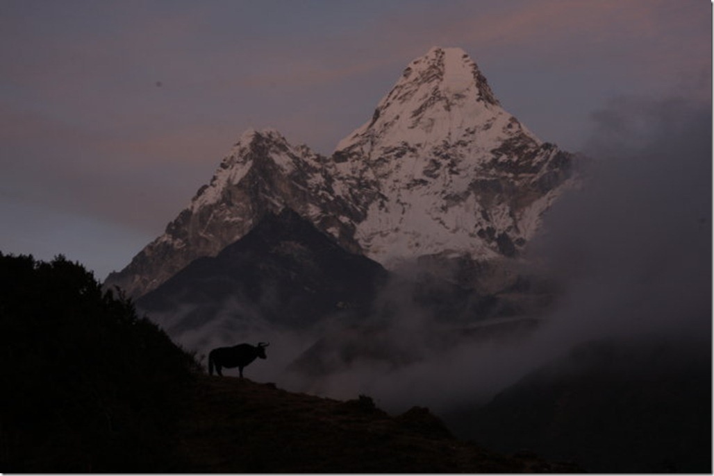 Ama Dablam taken from Pangboche