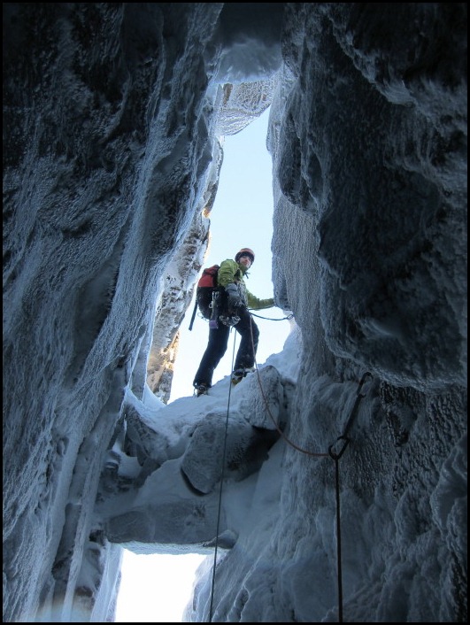 Matt Knapp on Deep Cut Chimney Matt Knapp on Deep Cut Chimney