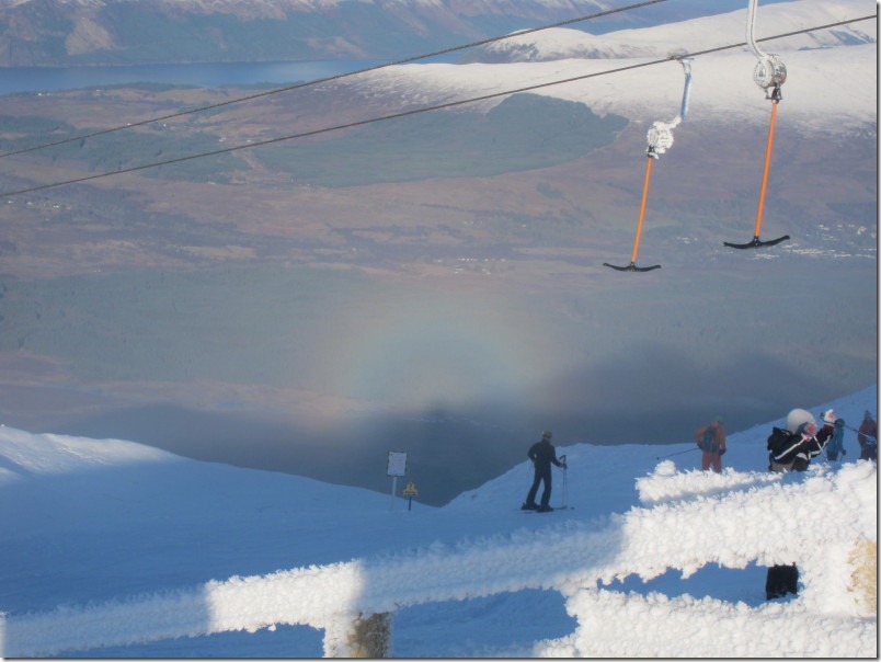Brocken Spectre on the Ski slopes Brocken Spectre on the Ski slopes
