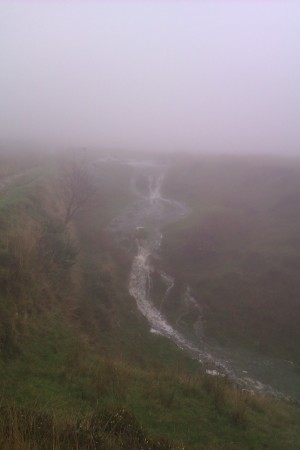 So much rain the DevonPort Leat burst its banks.
