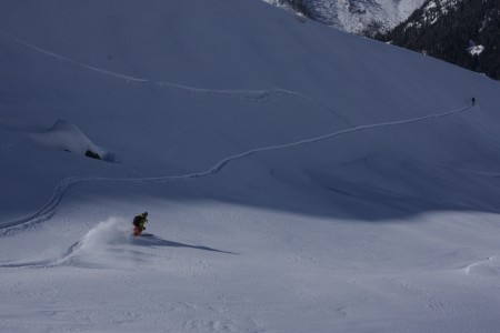 Stuart skiing