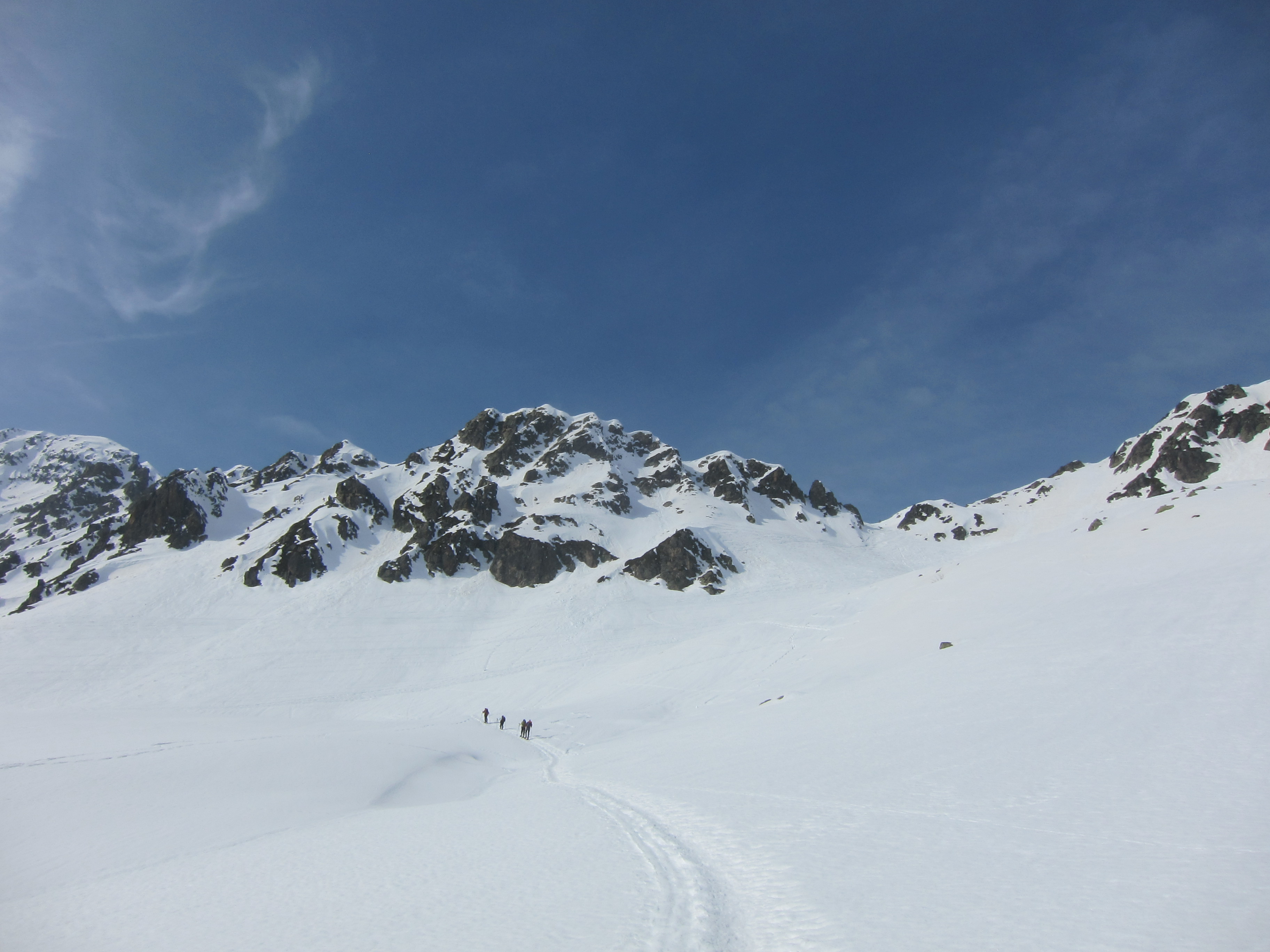 Approaching the Col de la Fenetre