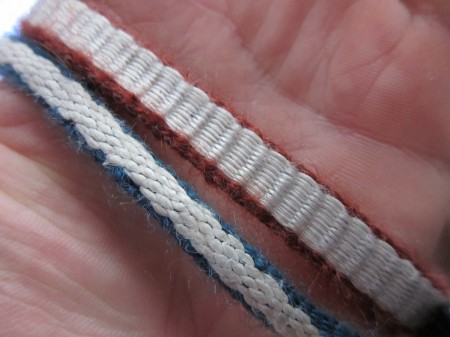 Go for medium thickness 11mm dynema slings, rather than the skinny 8mm. Longer lasting and easier to handle.