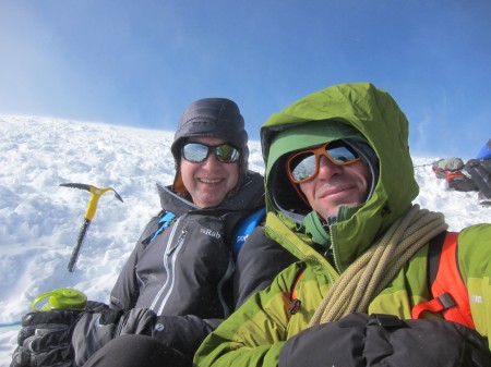 Windy on the summit