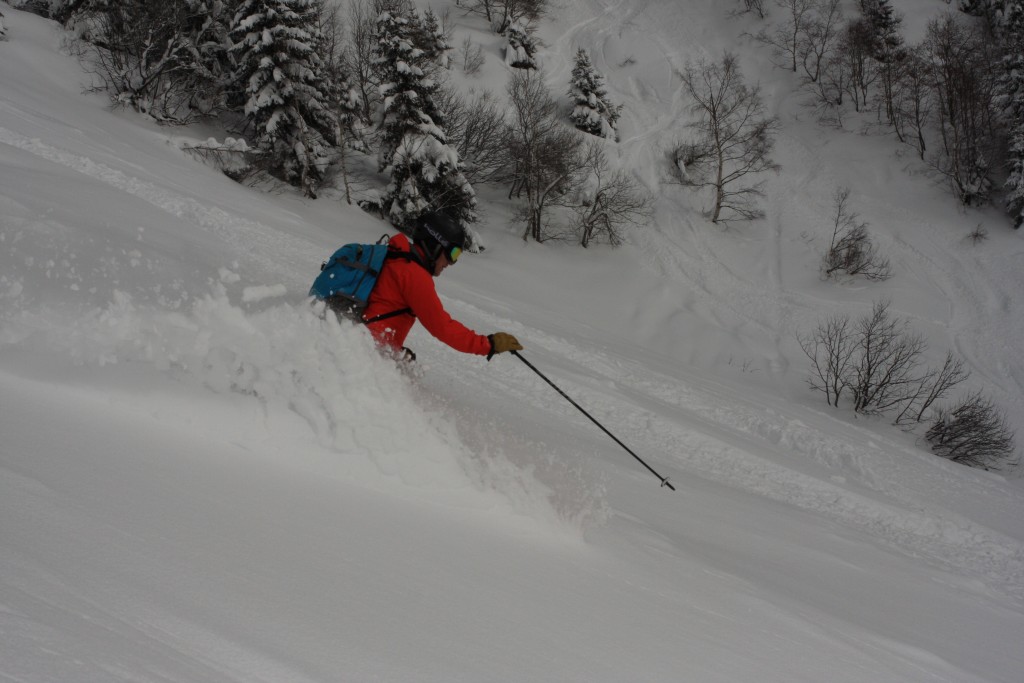 A morning's run below Brevant, Chamonix