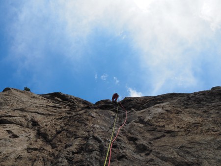 Andy leading on the final picthes.