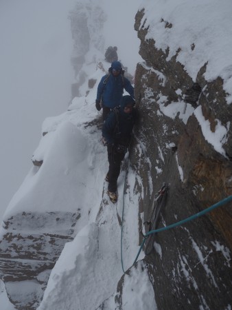 A scottish style Grand Paradiso summit