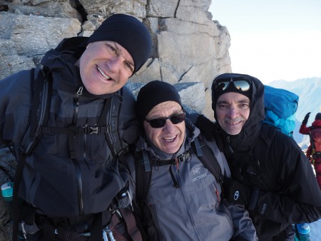 Waiting for our turn on the Grand Paradiso