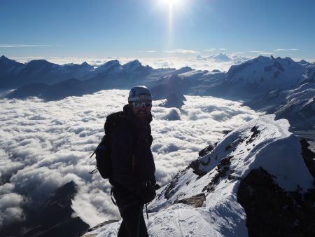 Stunning views from the summit of the Matterhorn