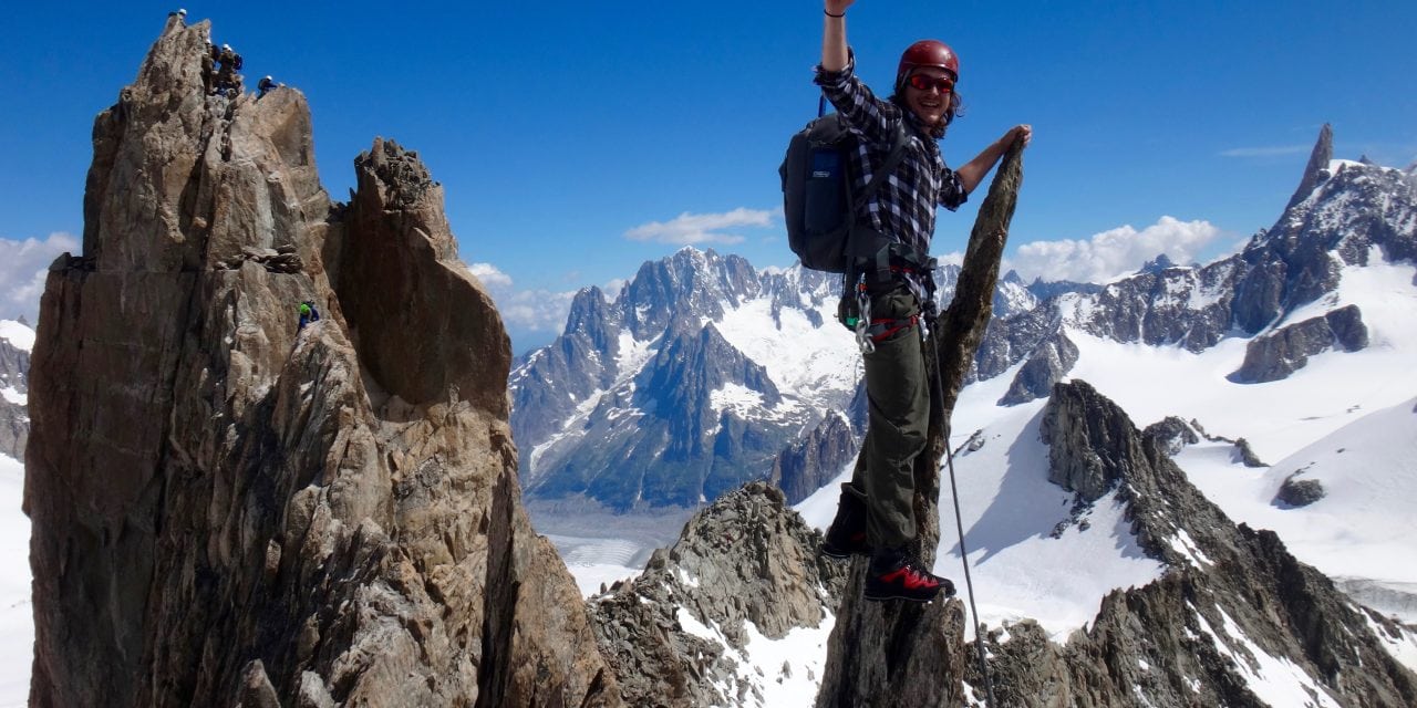 Snowy ridges, hot granite and early starts – Chamonix climbing conditions