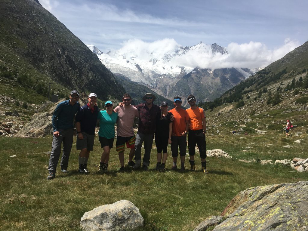 Climbing the Weissmies