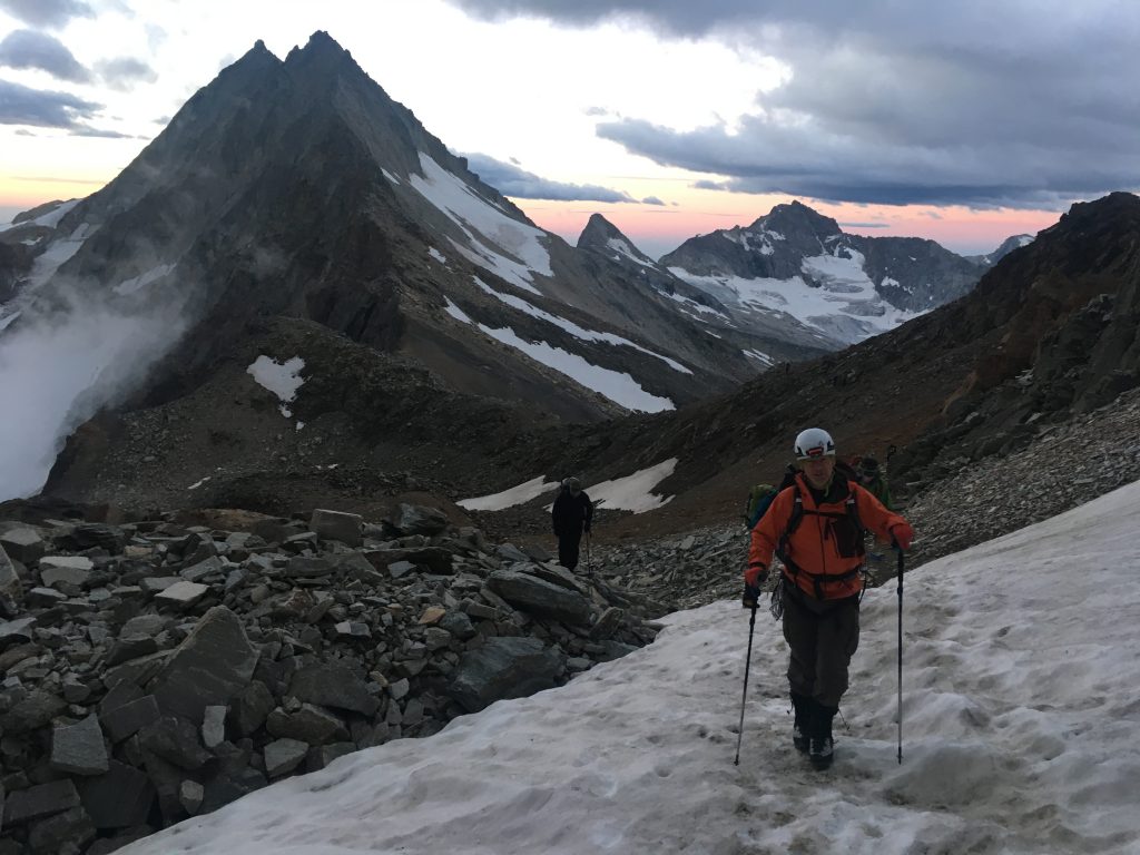 Climbing the Weissmies