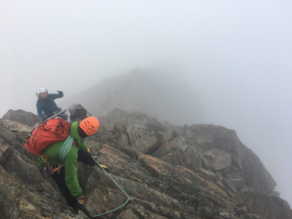 Climbing the Weissmies