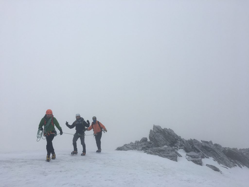 Climbing the Weissmies