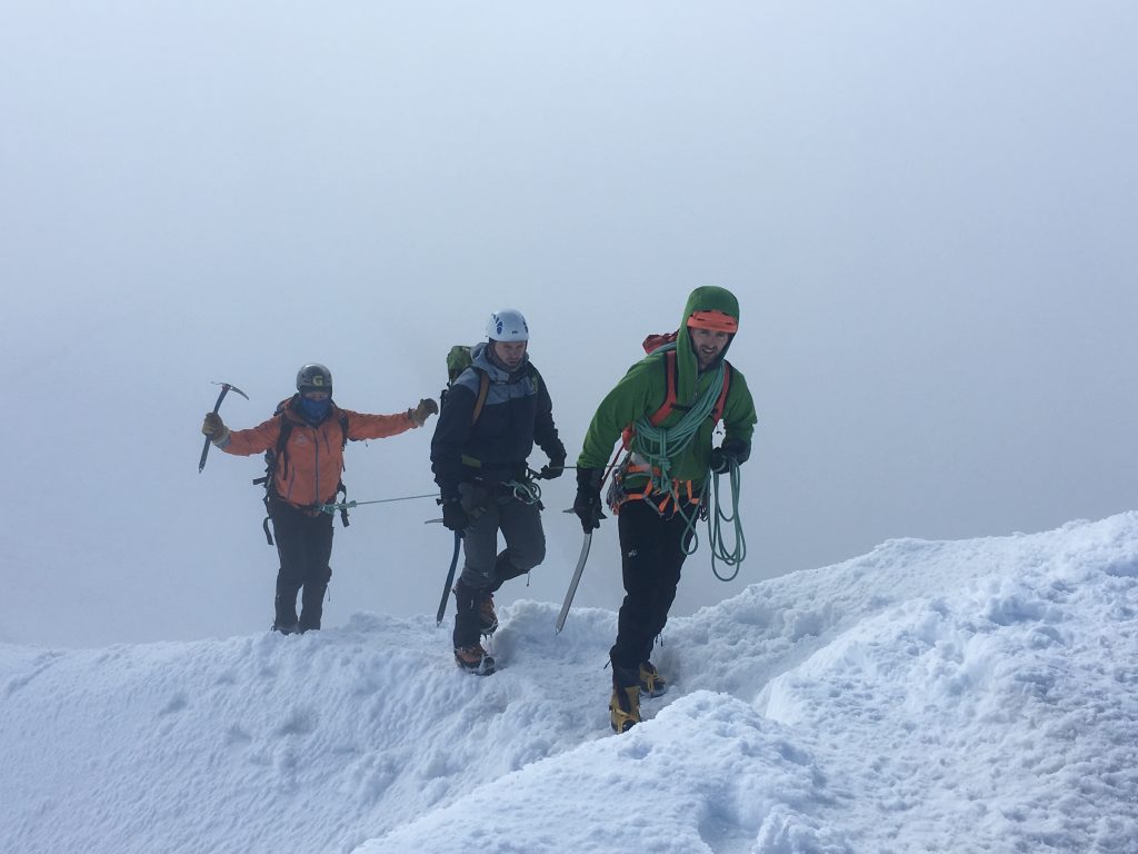 Climbing the Weissmies