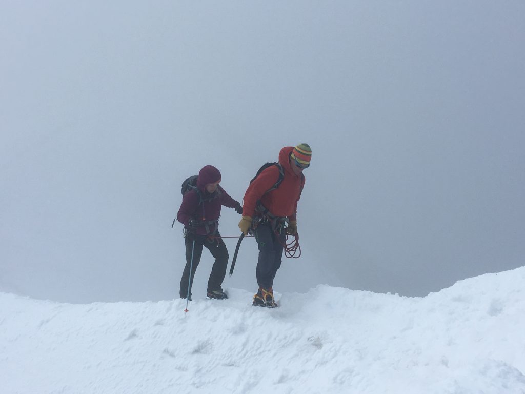 Climbing the Weissmies