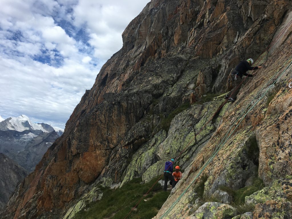 Climbing the Weissmies