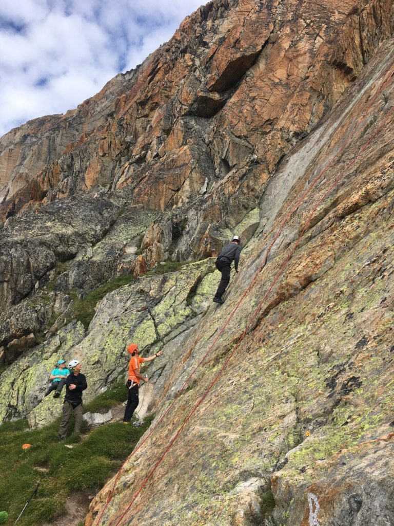Climbing the Weissmies