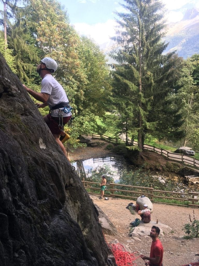 Chamonix Rock Climbing