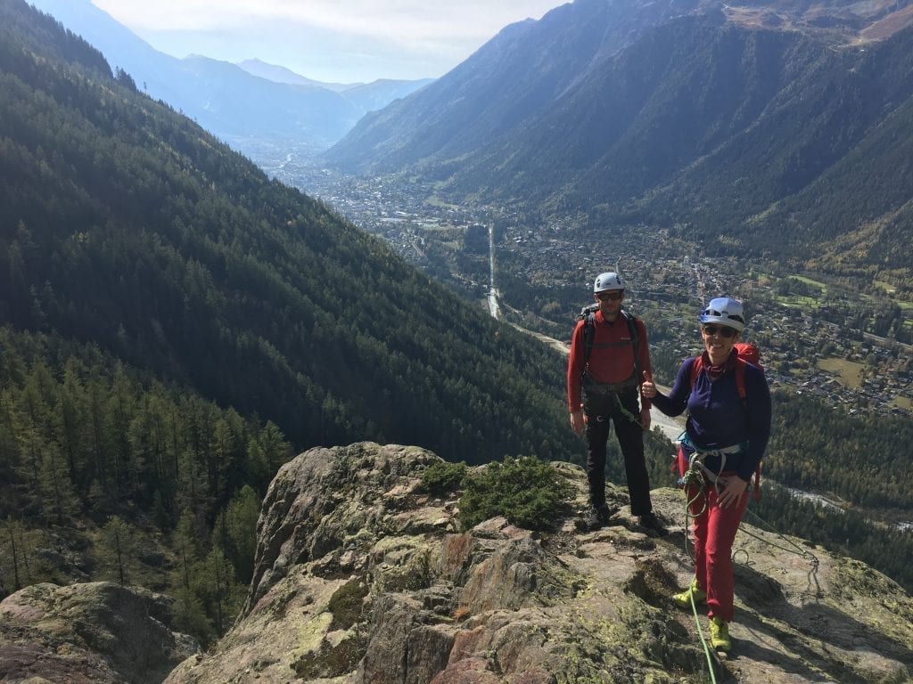 Voie Caline, Chamonix.