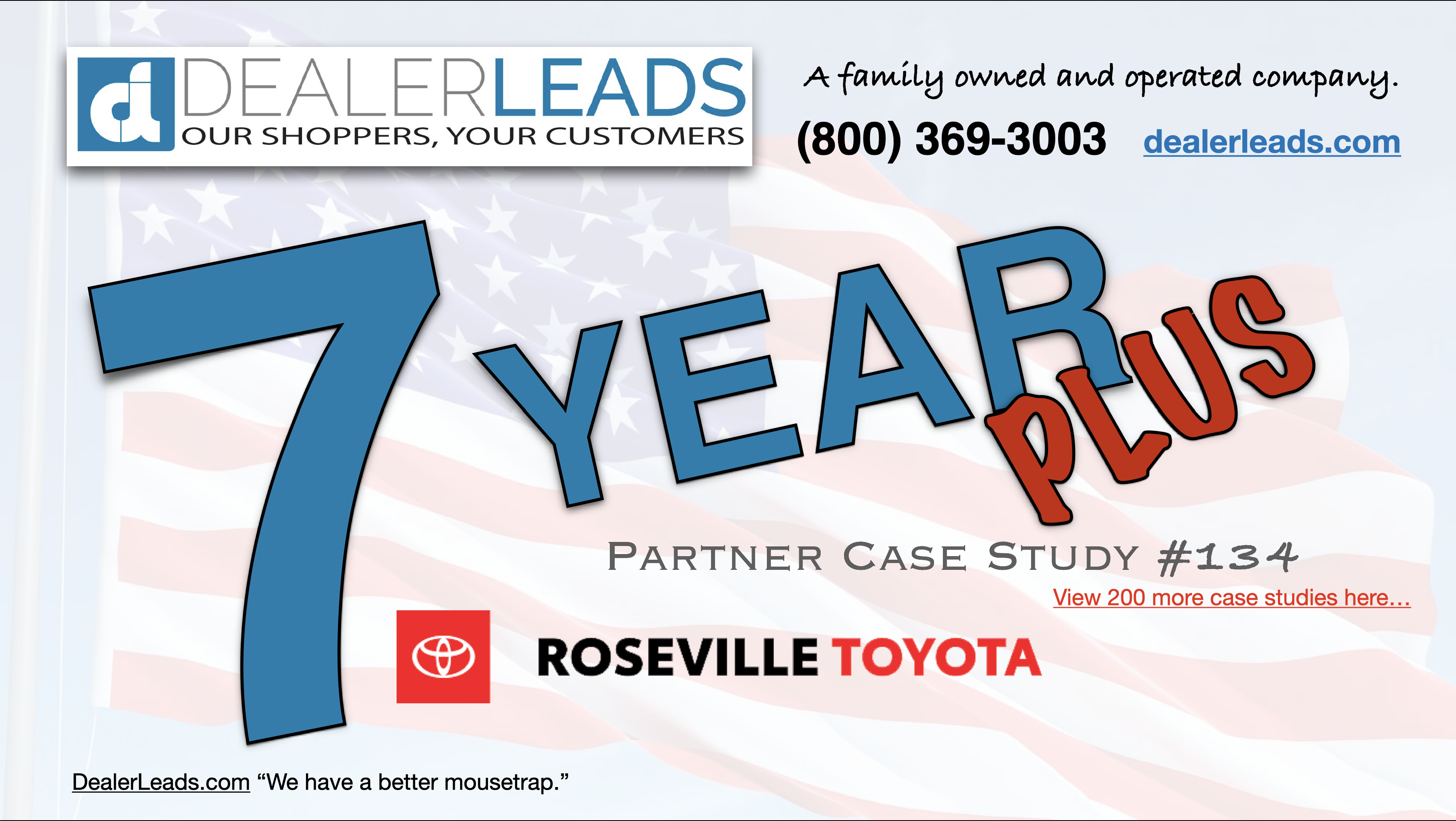 Roseville Toyota – Roseville, CA 7 Year Case Study