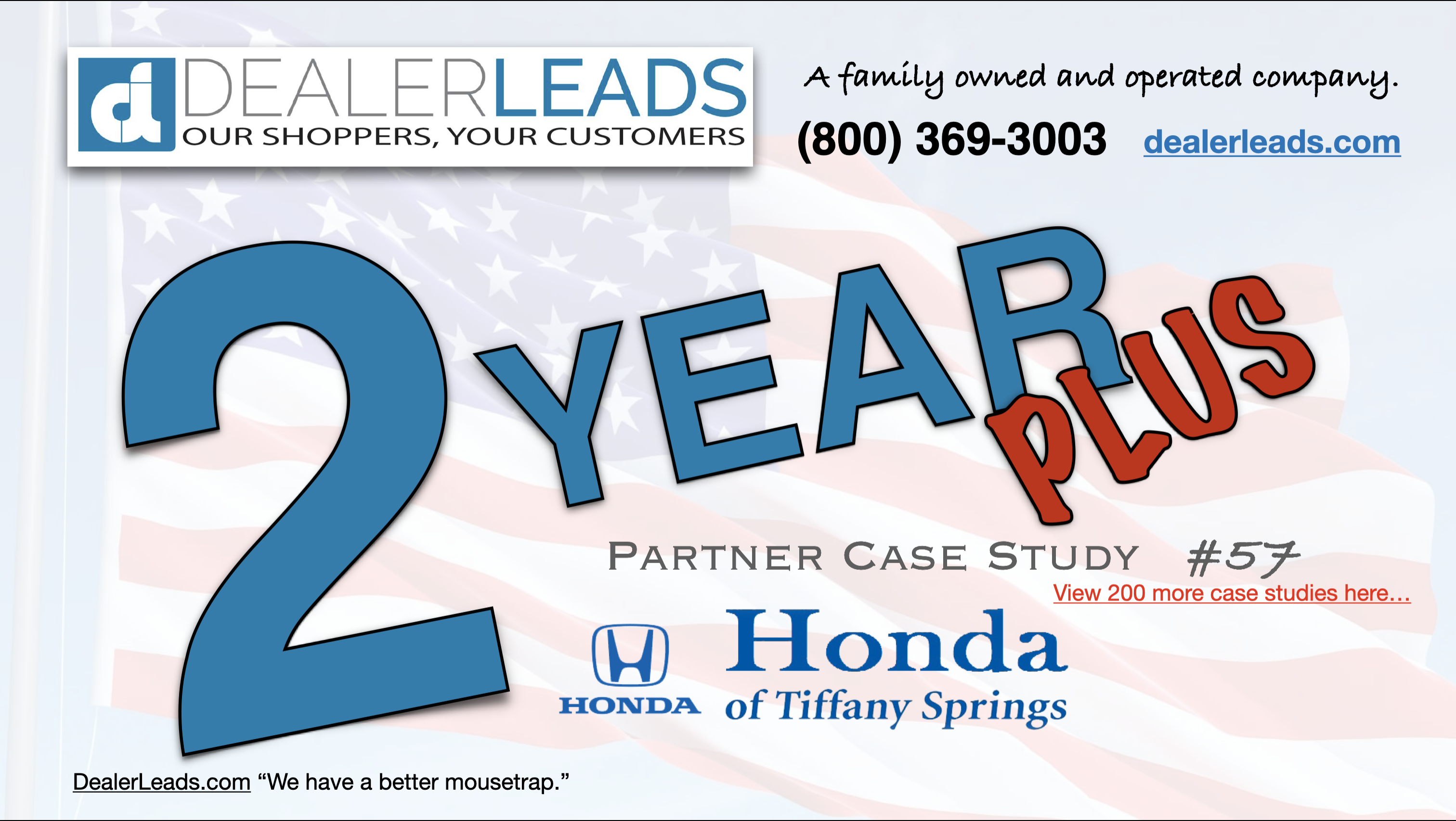 Honda of Tiffany Springs – Kansas City, MO 2 Year Case Study