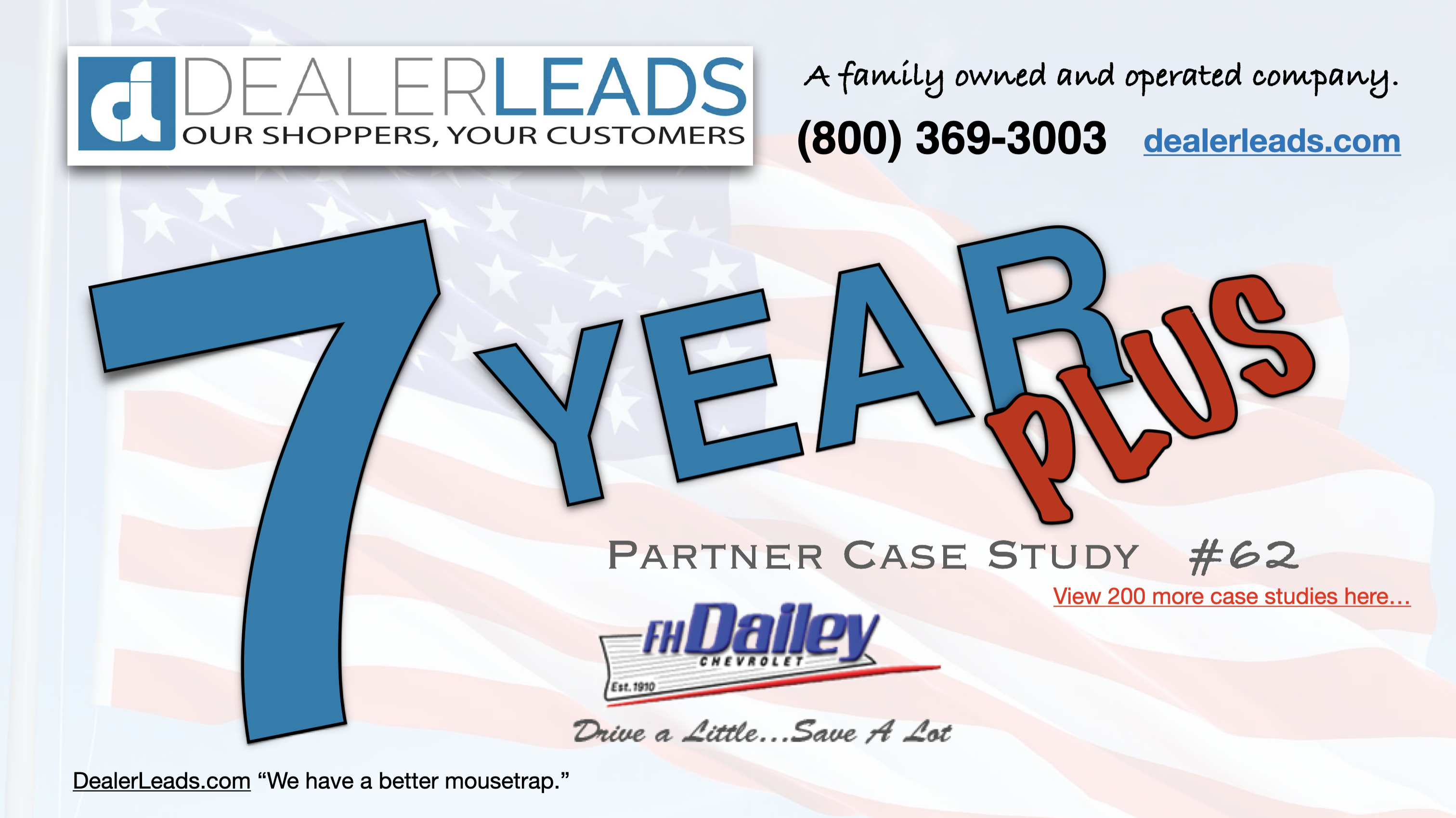 FH Dailey Chevrolet- San Leandro, CA 7 Year Case Study