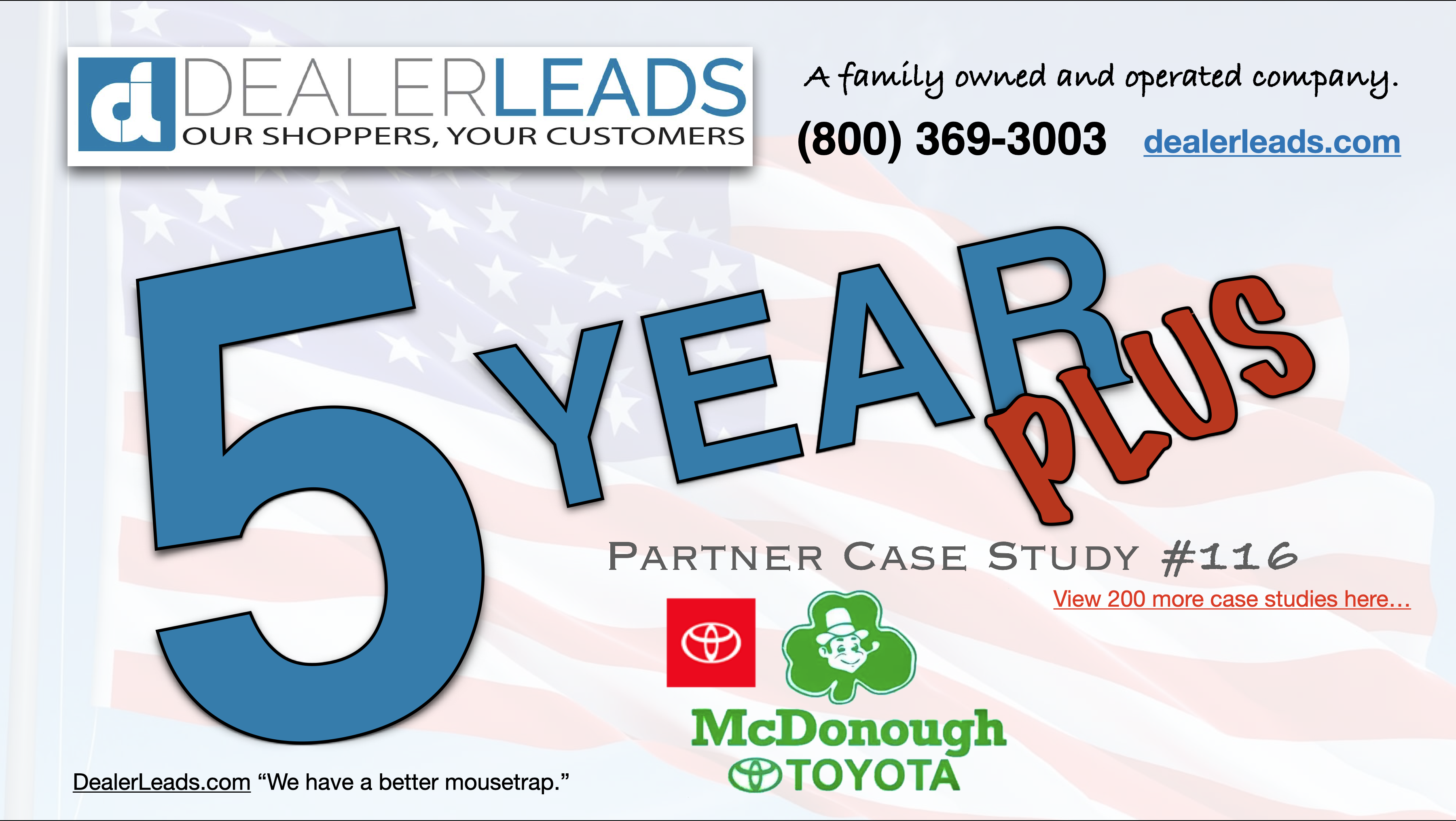 McDonough Toyota – Staunton, VA 5 Year Case Study