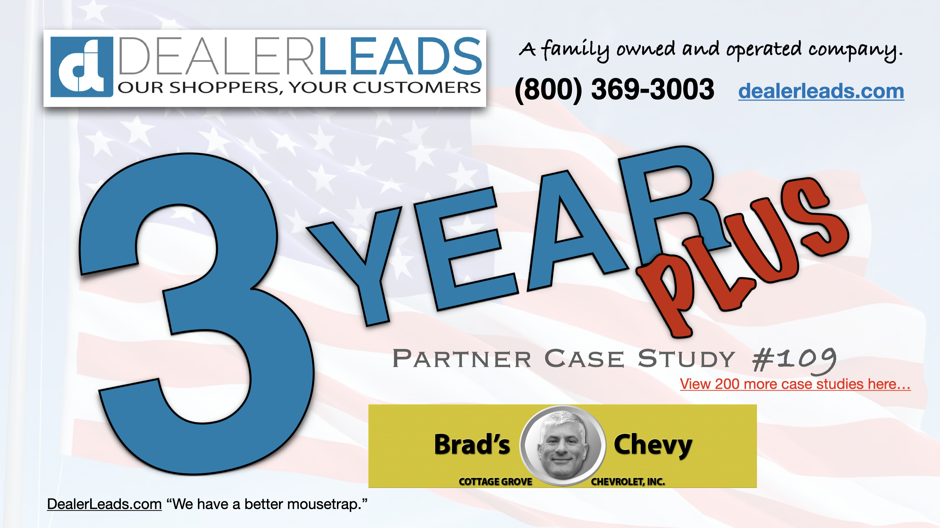 Brad’s Chevrolet – Cottage Grove, OR 3 Year Case Study