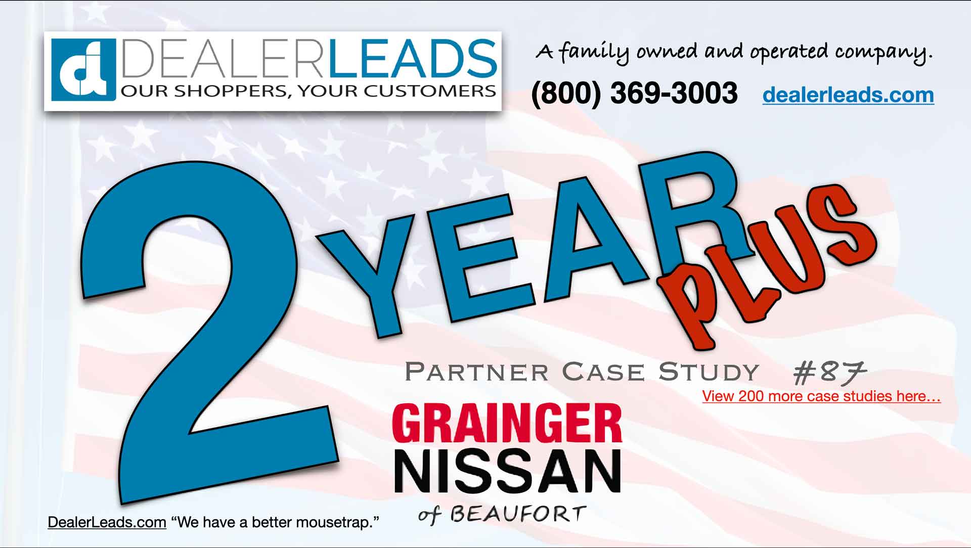 Grainger Nissan of Beaufort – Beaufort, SC 2 Year Case Study