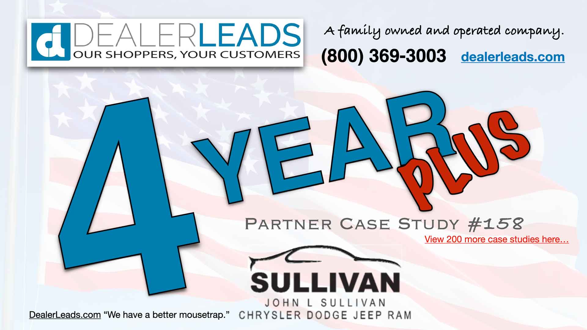 John L Sullivan Chrysler Dodge Jeep Ram – Yuba City, CA 4 Year Case Study