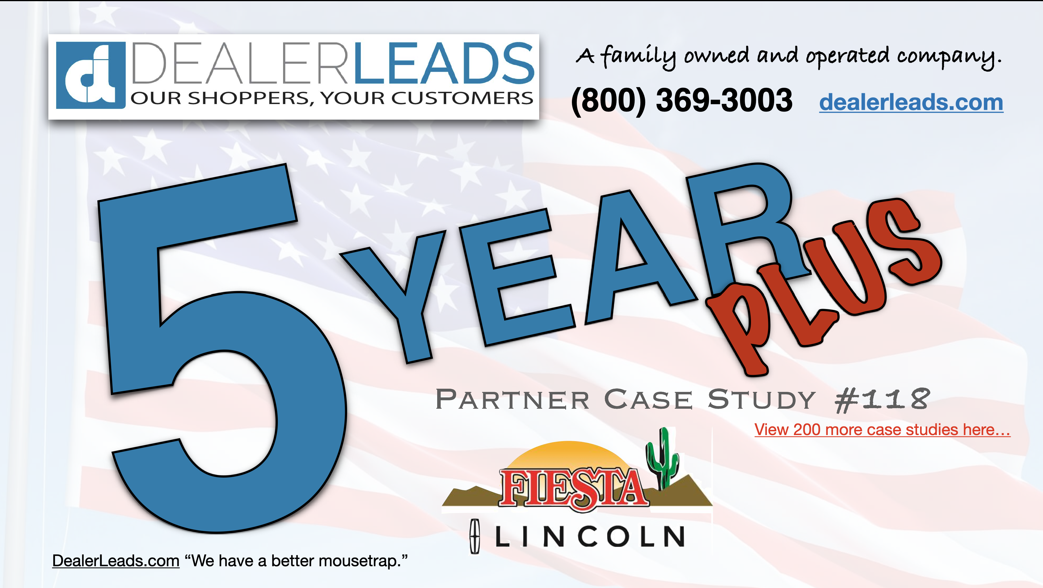 Fiesta Lincoln – Mesa, AZ 5 Year Case Study