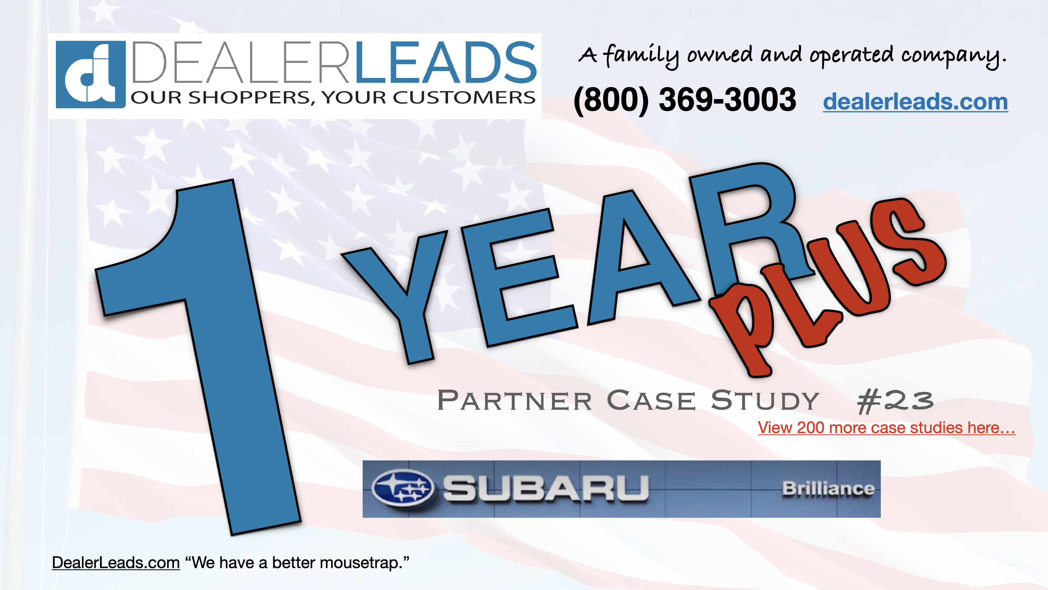 Brilliance Subaru – Elgin, IL 1 Year Case Study