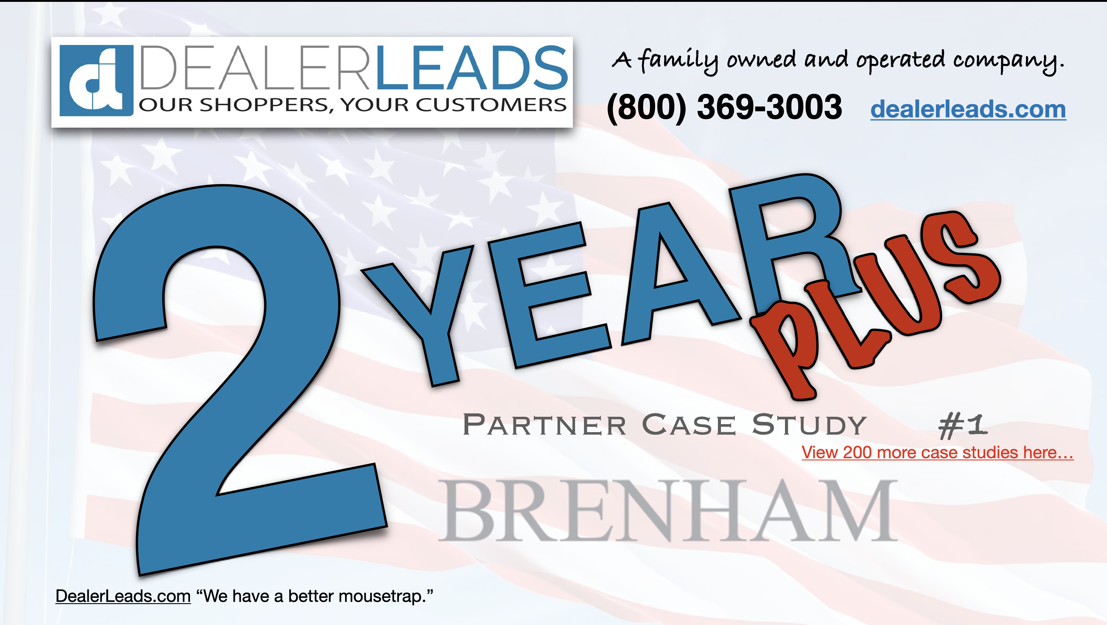 Brenham Chrysler Dodge Jeep Ram – Brenham, TX 2 Year Case Study